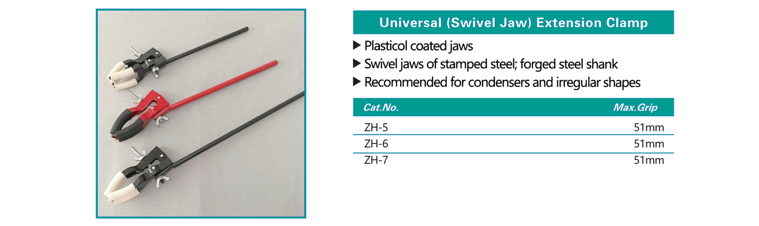 Acess&oacute;rios de laborat&oacute;rio CLAMP ZH-5 ZH-6 ZH-7