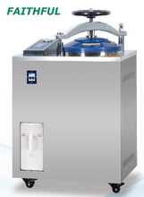Esterilizador de vapor vertical - ciclo interno automático multifuncional com secagem