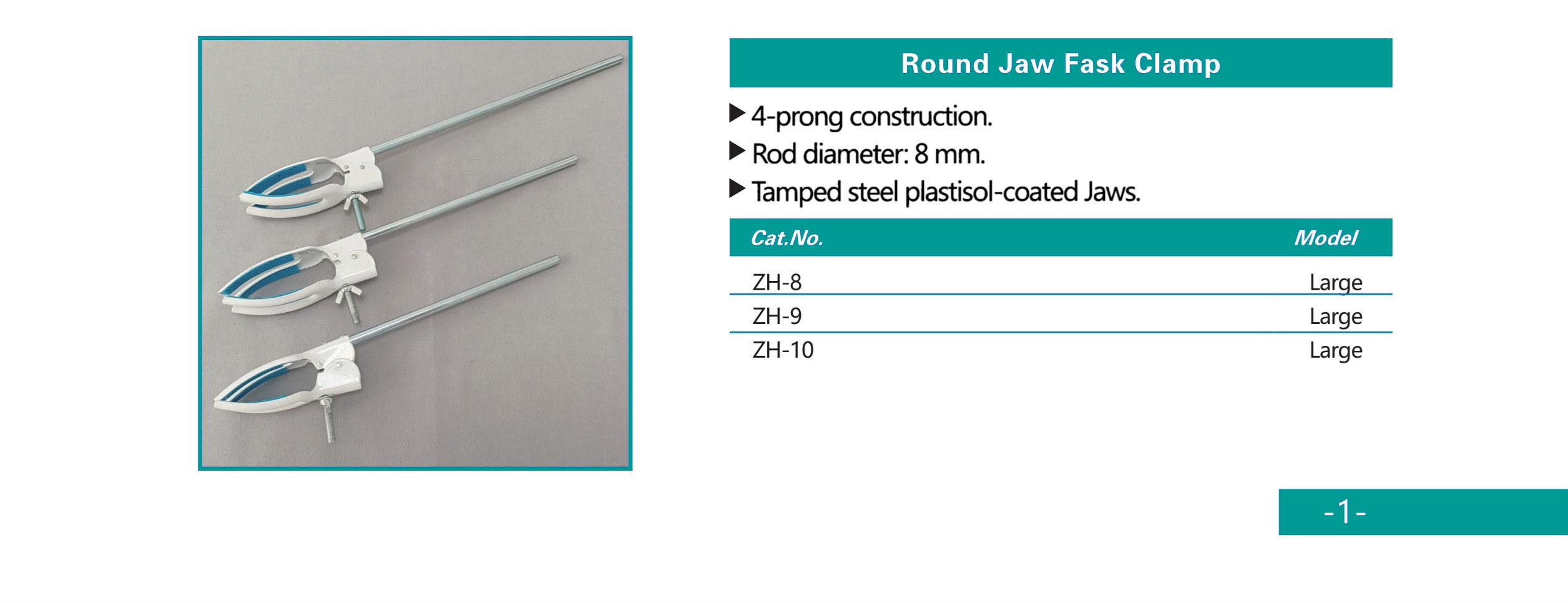 Acess&oacute;rios de laborat&oacute;rio CLAMP ZH-8 ZH-9 ZH-10